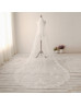 Ivory Cathedral Wedding Veil Fashion Lace Long Bridal Veil